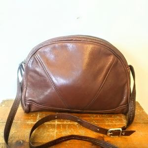 Libaire Small Leather Dome Crossbosy